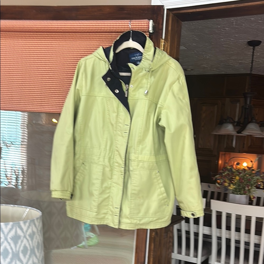 Women's Green Hooded Jacket